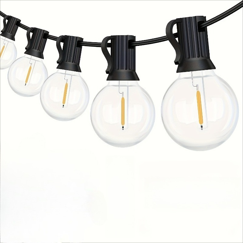Outdoor Lighting For Fence - 64FT G40 Solar-aangedreven dimbare lichtslingers -