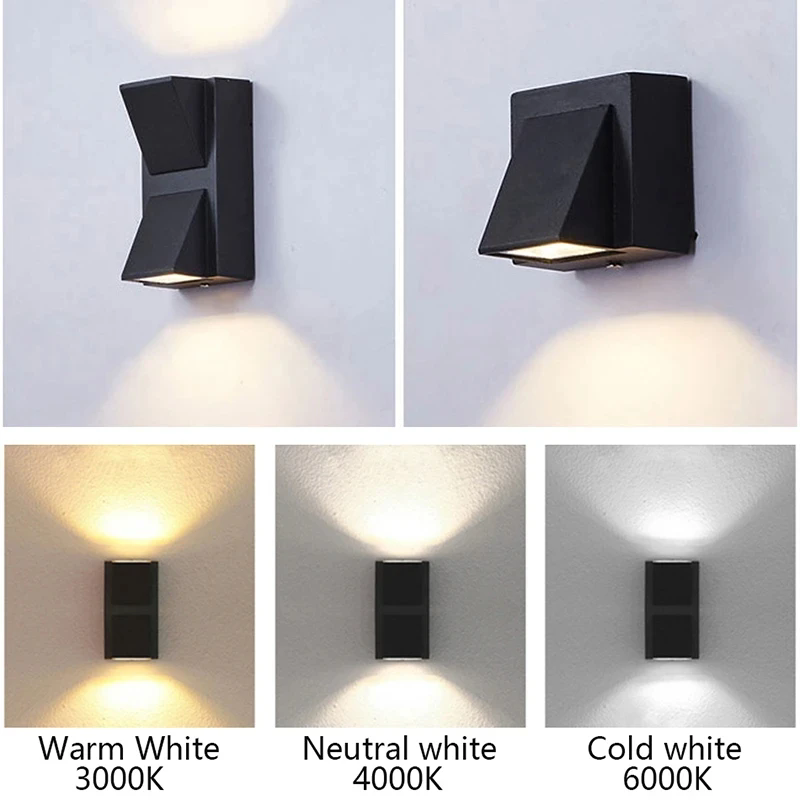 Outdoor Lighting Up And Down - LED-wandlamp IP65 buiten waterdichte tuin veranda