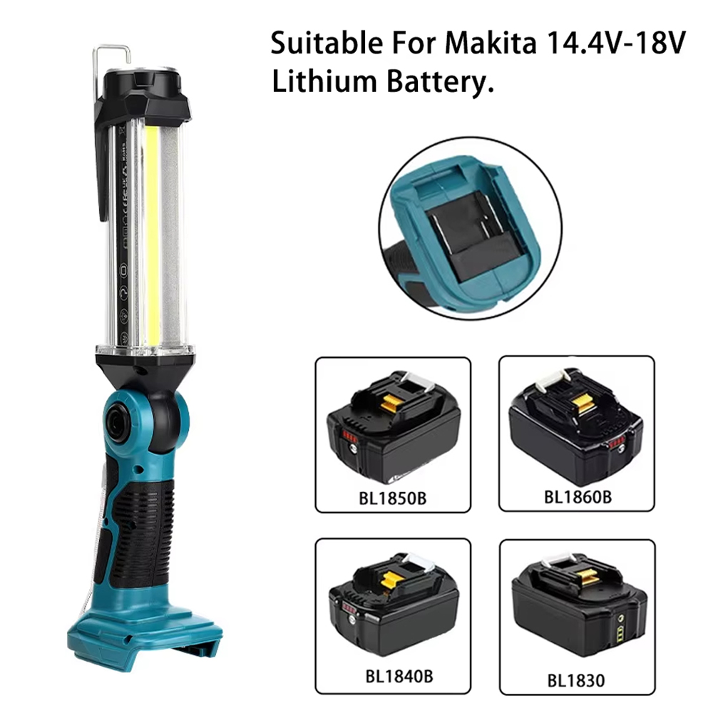 Outdoor Lighting Up And Down - 2000LM LED Werklamp voor Makita 20V