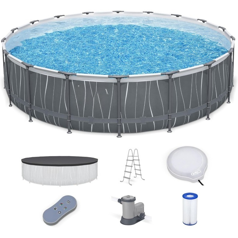 Outdoor Lighting Around Pool - 18' x 48