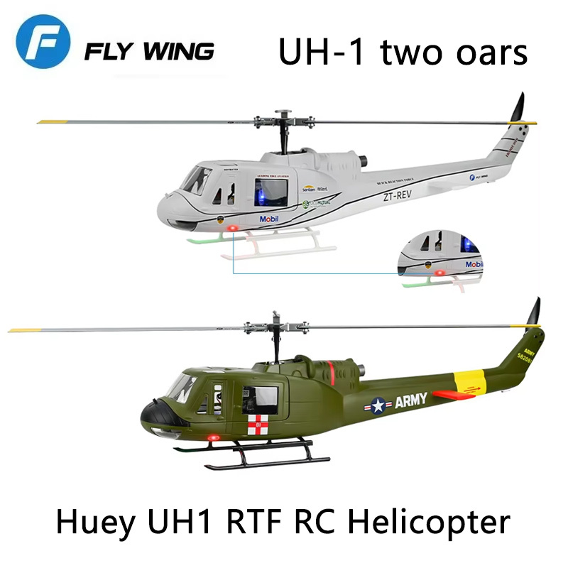 Outdoor Lighting Cable Uk - FLYWING UH1 radiografisch bestuurbare helikopter met