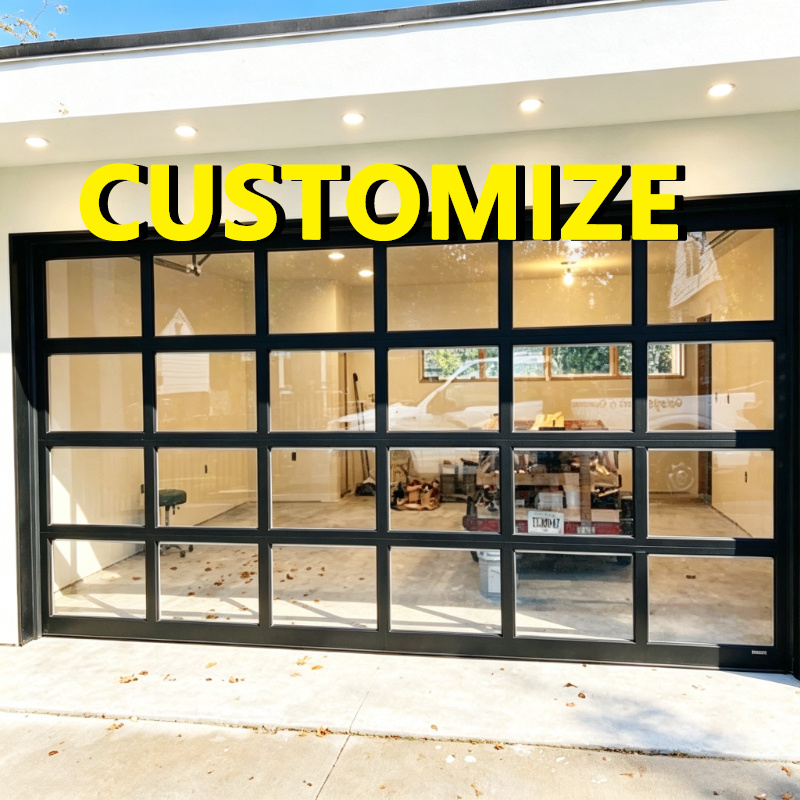 Outdoor Lighting For Garden - Garagedeur van aluminium, op maat gemaakt,