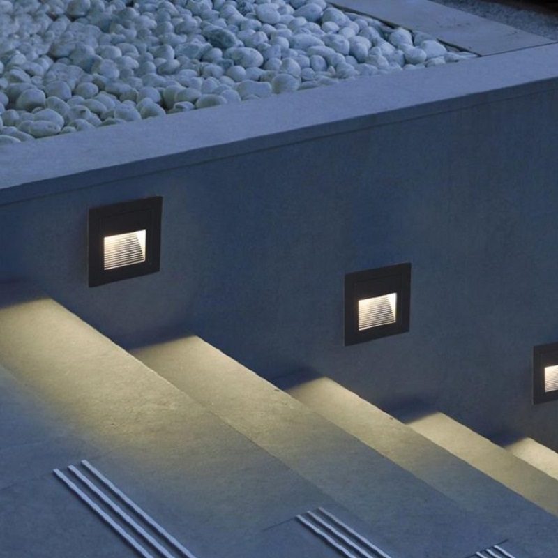 Outdoor Lighting Up And Down - LED Deck Step Light 15Leds IP65