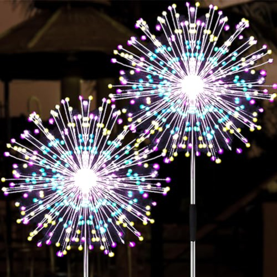 Lighting Wedding Outdoor - Zonne-vuurwerkverlichting, verlichtingsmodi, zonne-verlichting voor buiten, waterdicht