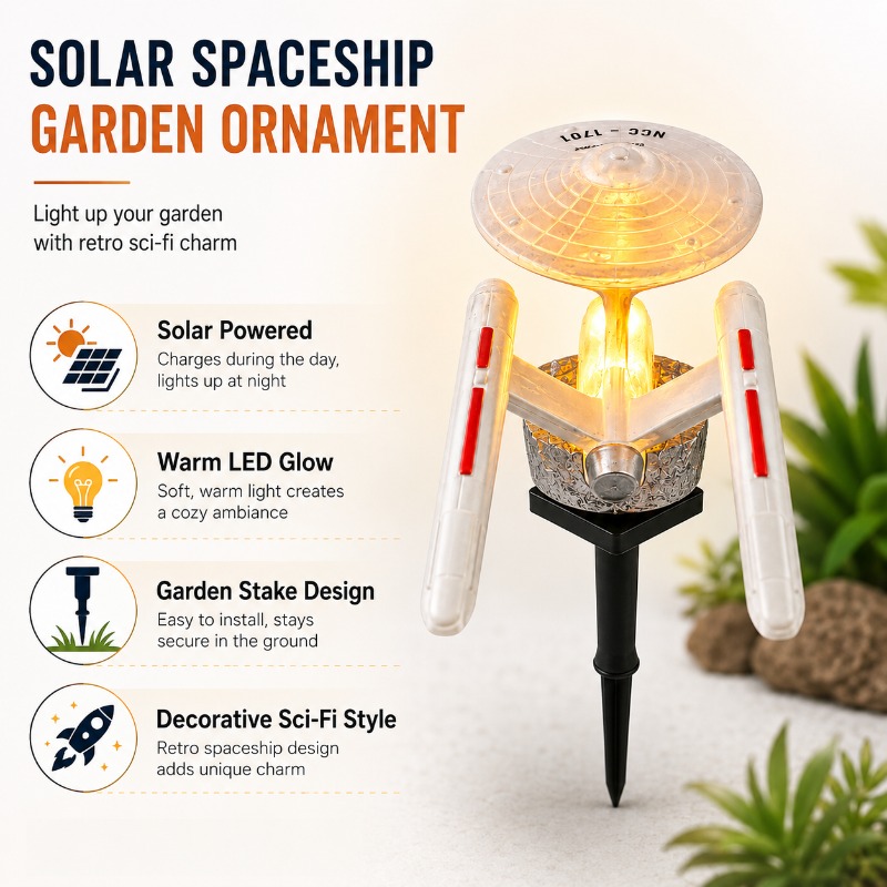 Star Trek USS Enterprise Solar - Outdoor Lighting For Gazebo recensie en prijs