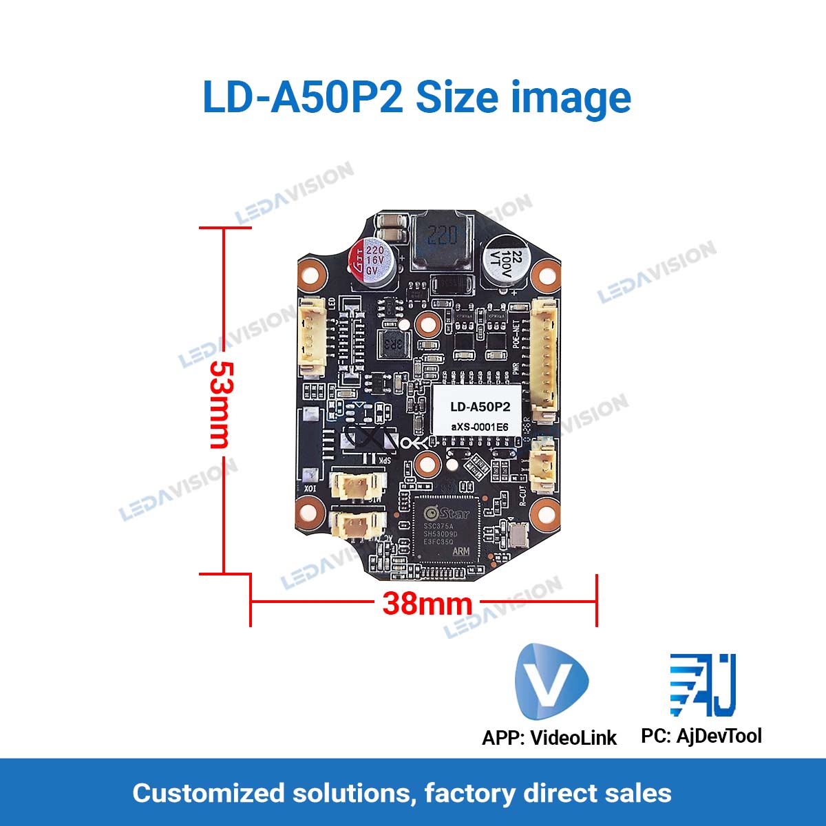 A50P2 5MP POE IP Camera Board  - Outdoor Lighting No Electricity recensie en prijs