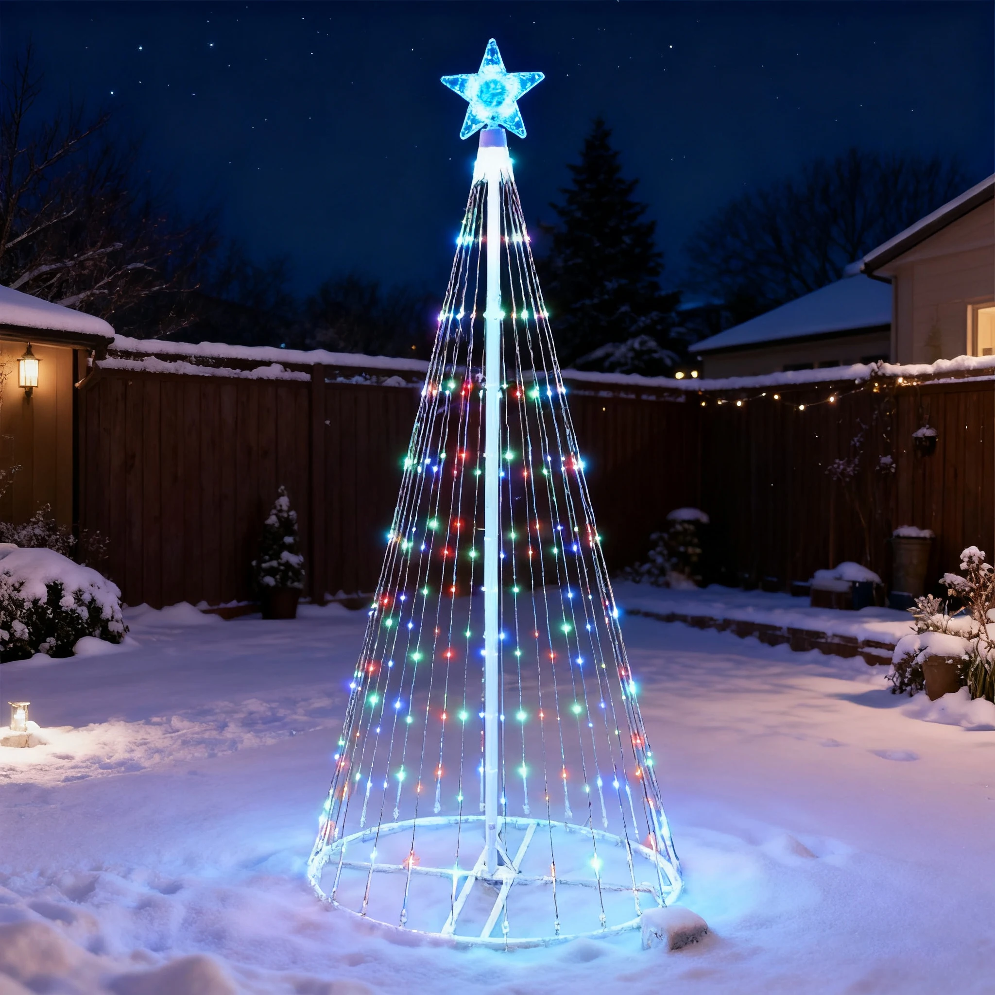 LED-waterval lichtslingers op  - Outdoor Lighting For Gazebo recensie en prijs