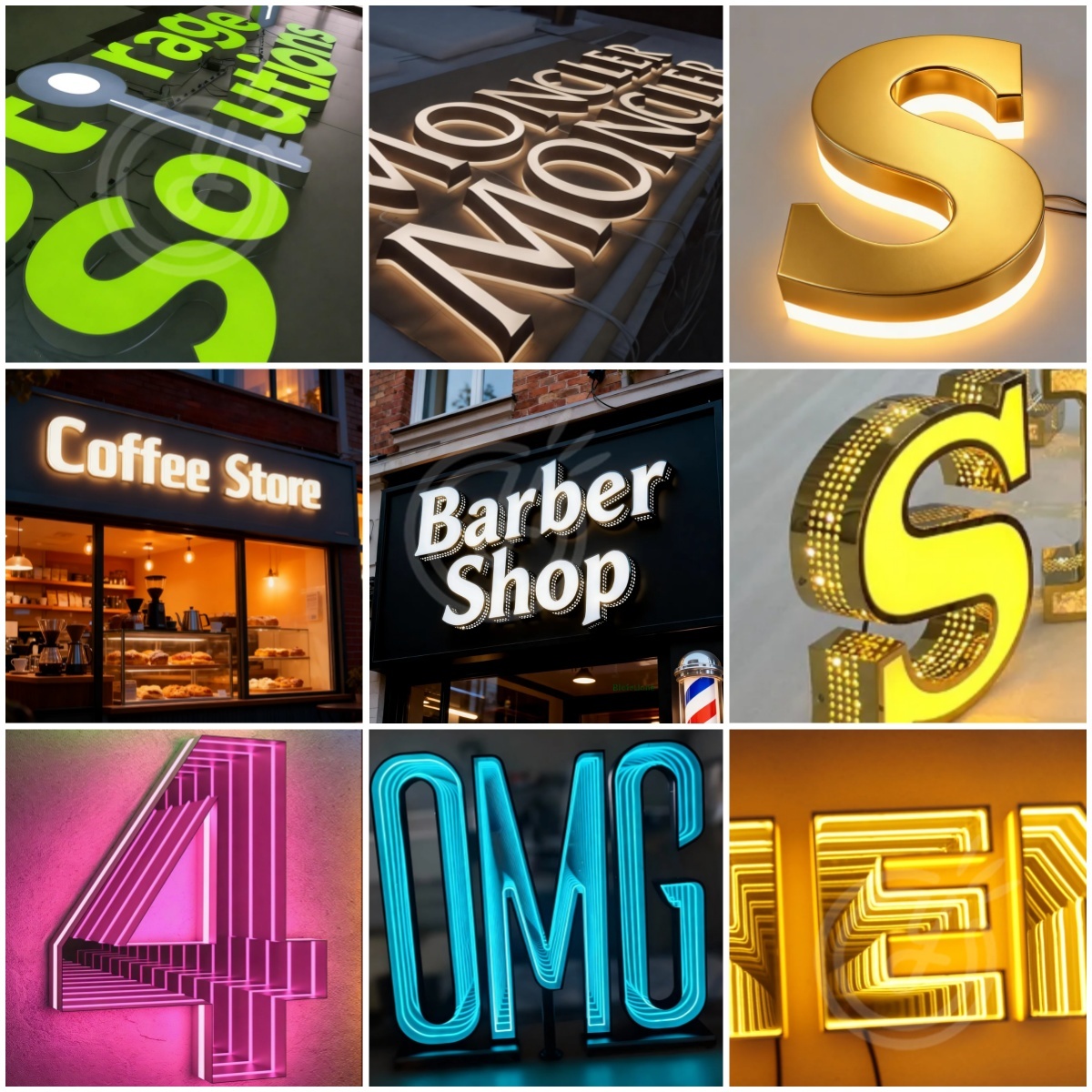 Op maat gemaakte acryl borden, - Outdoor Lighting Logo recensie en prijs
