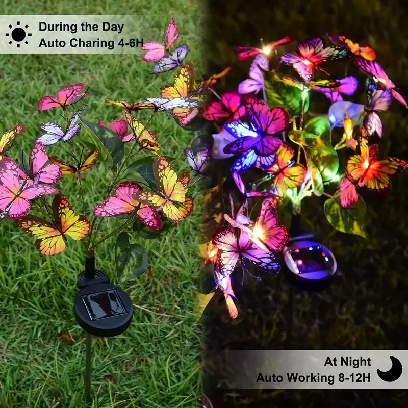 Solar LED-vlindertuinverlichti - Outdoor Lighting For Gazebo recensie en prijs