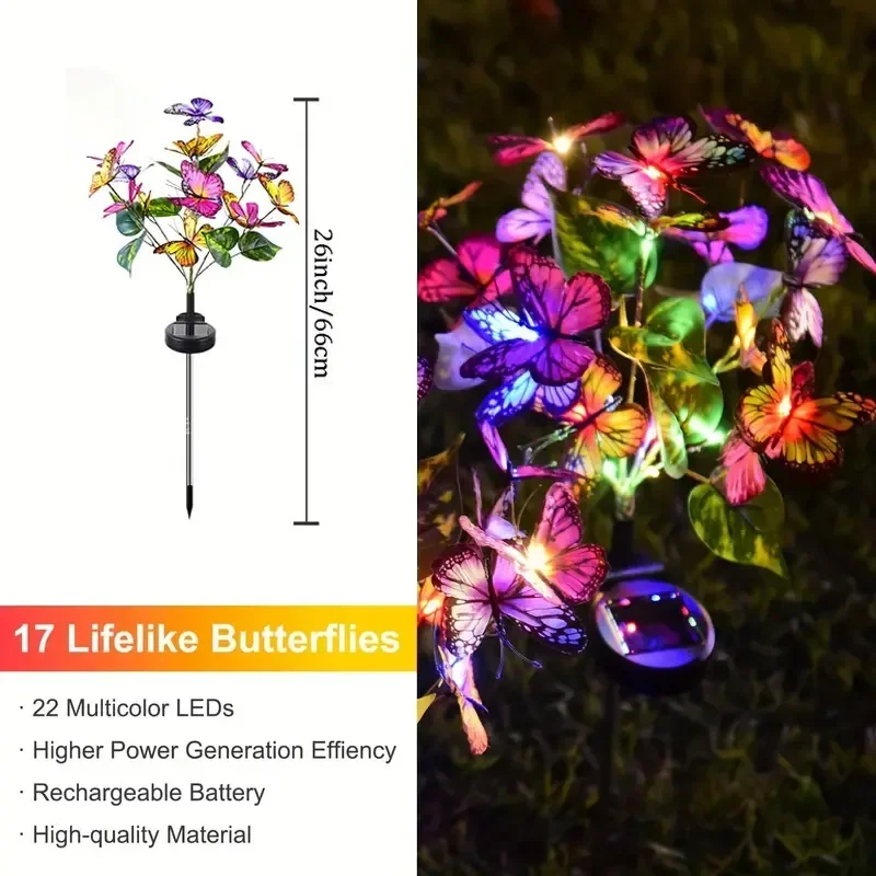 Solar LED-vlindertuinverlichti - Outdoor Lighting For Gazebo recensie en prijs