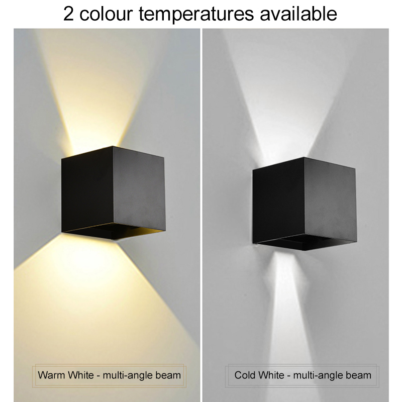 LED-wandlampen 7W koud wit war - Outdoor Lighting Up And Down recensie en prijs