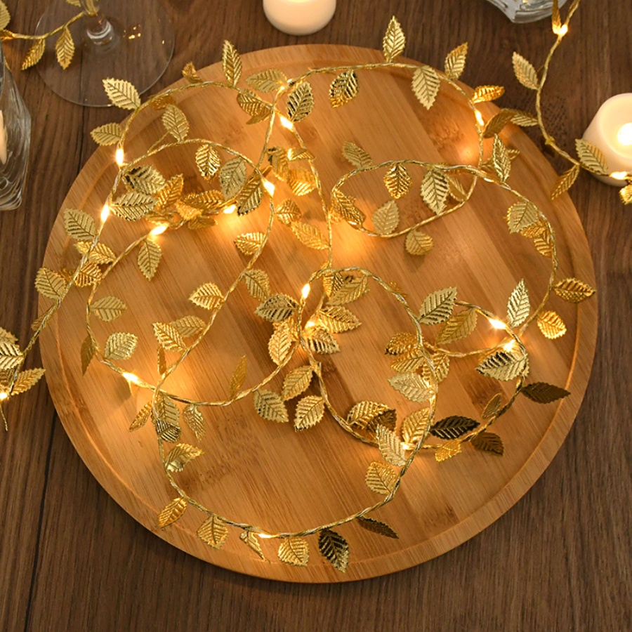 Gouden blad rotan koperdraad l - Lighting Wedding Outdoor recensie en prijs
