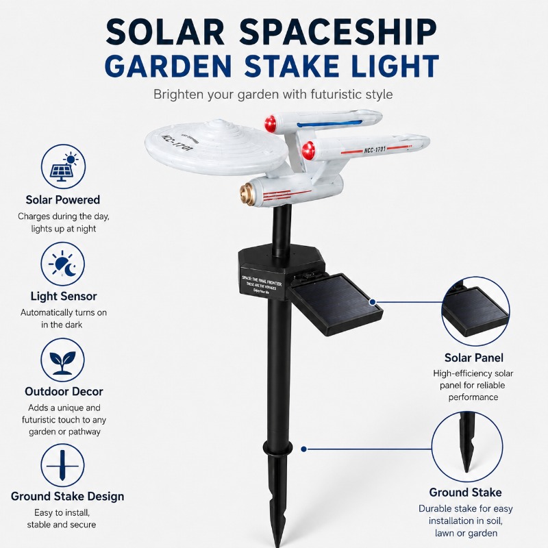 Star Trek USS Enterprise Solar - Outdoor Lighting For Gazebo recensie en prijs