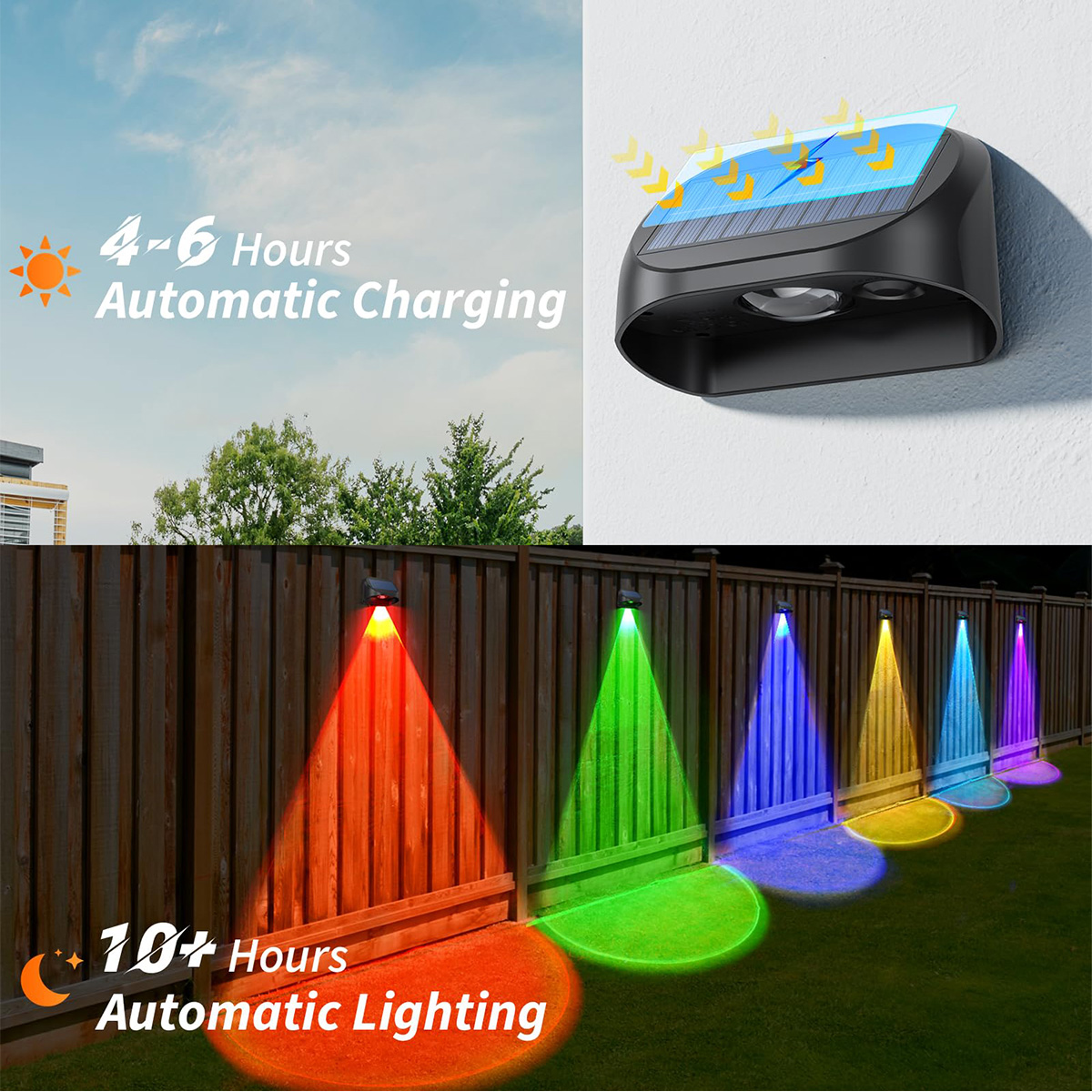 Zonne-Energie Wandlamp Solar H - Outdoor Lighting For Fence recensie en prijs