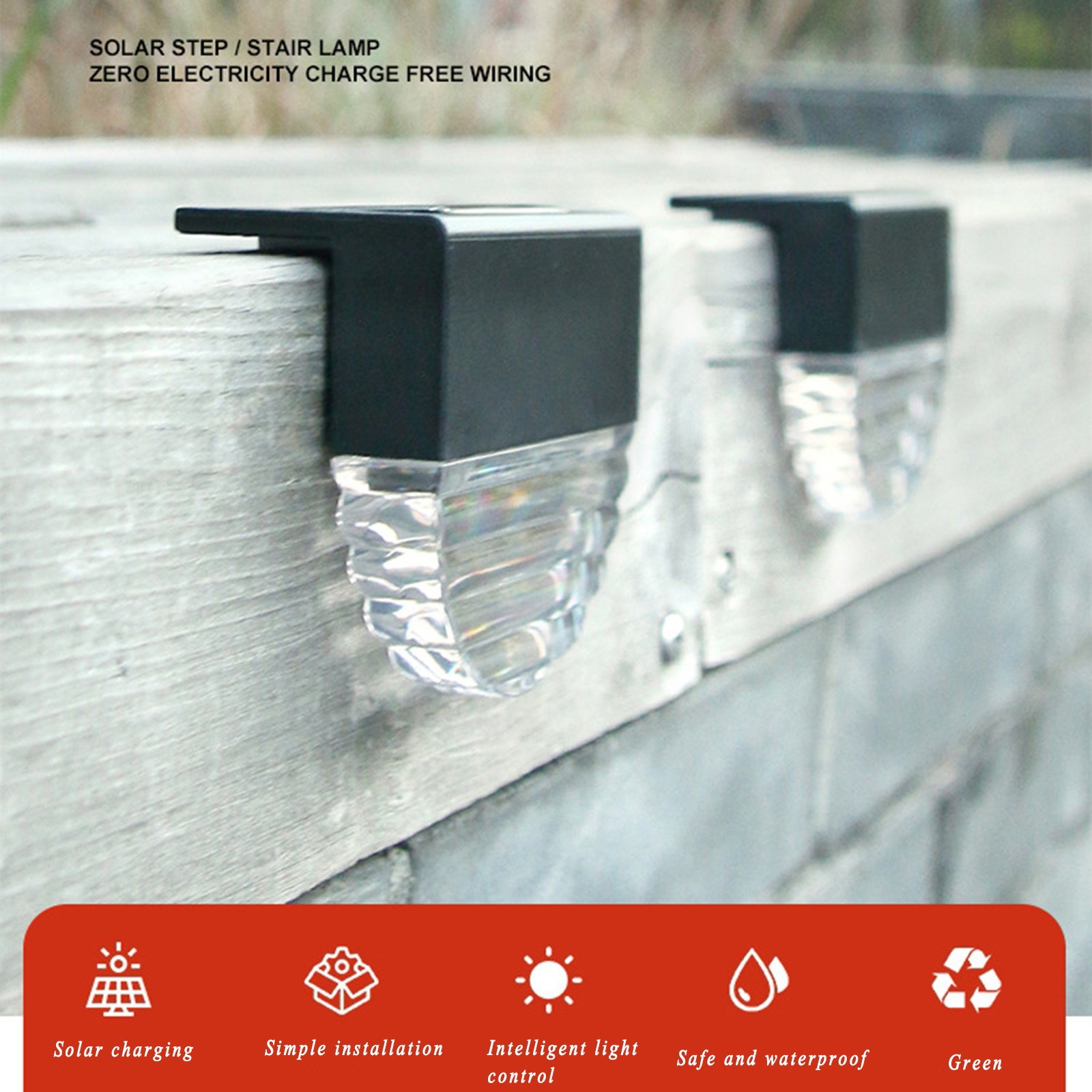 Outdoor Solar Waterdichte LED- - Outdoor Lighting For Fence recensie en prijs