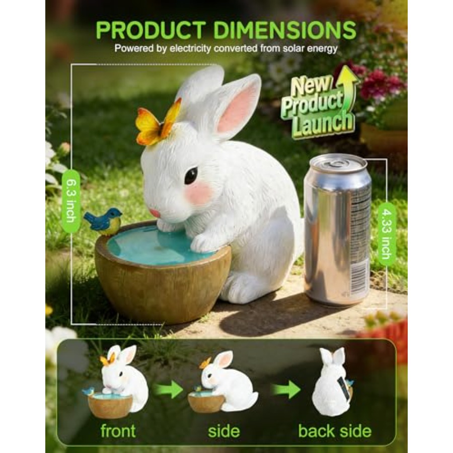 Solar Bunny Tuinfiguren Buiten - Outdoor Lighting For Garden recensie en prijs
