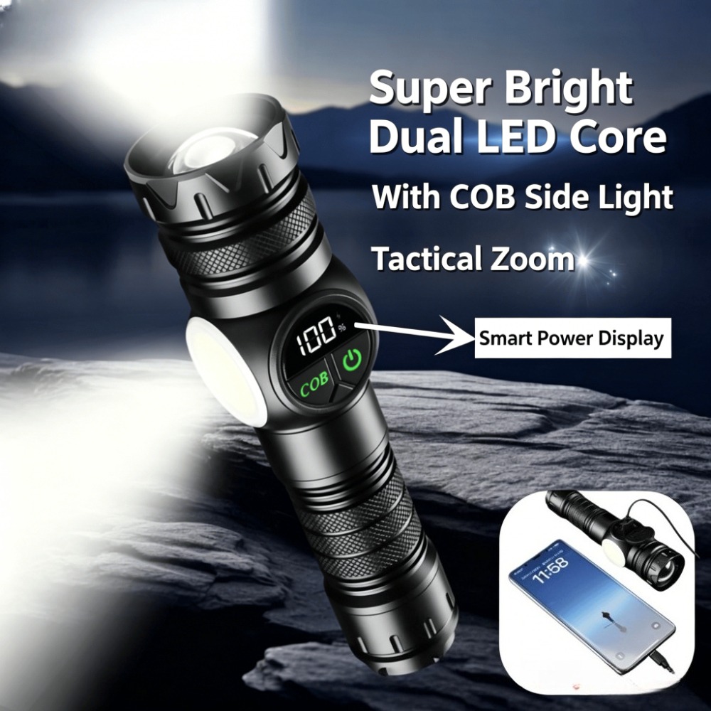 Wit licht LED-zaklamp Type-C O - Outdoor Lighting Repair recensie en prijs