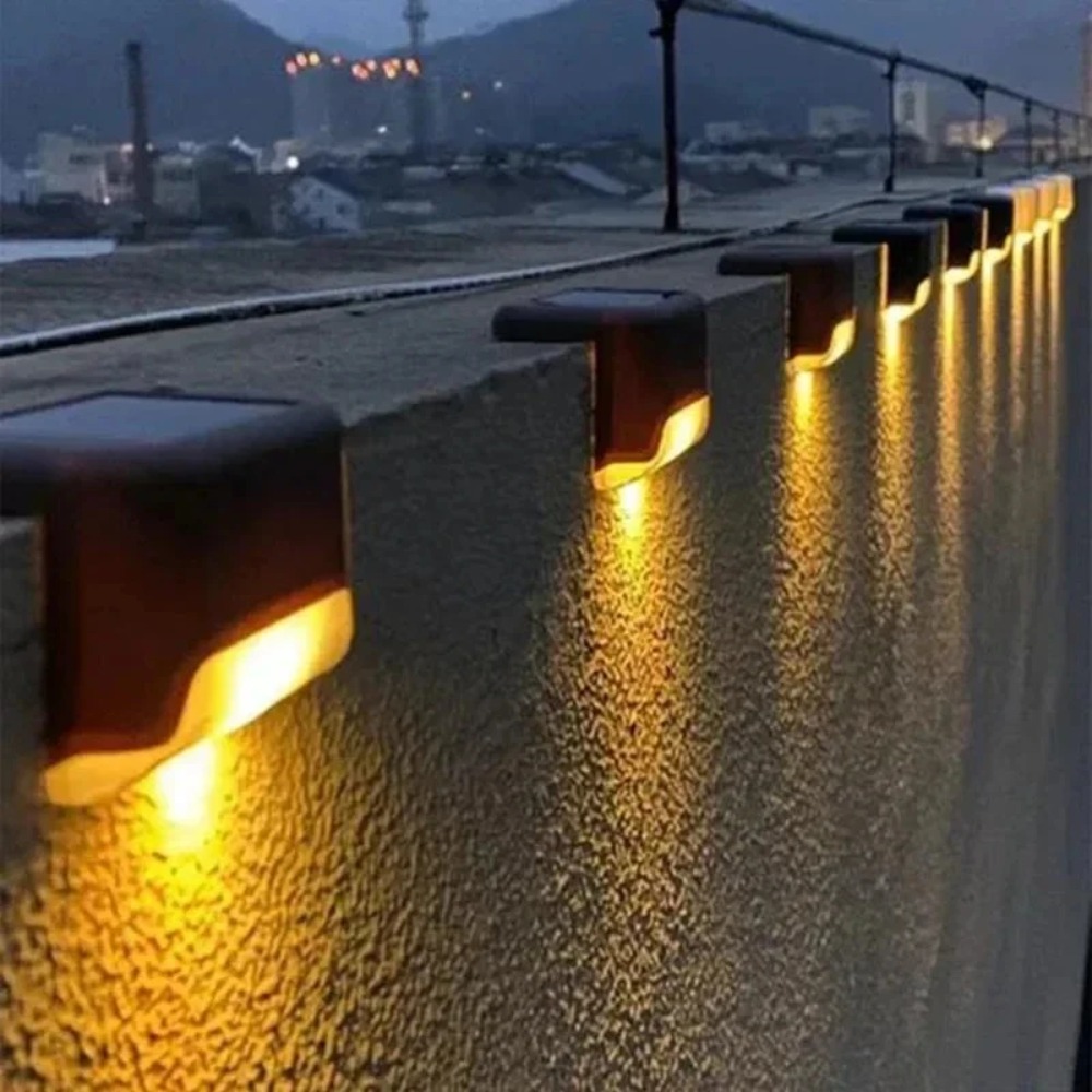 Warm witte LED-solar-traplamp, - Outdoor Lighting For Fence recensie en prijs