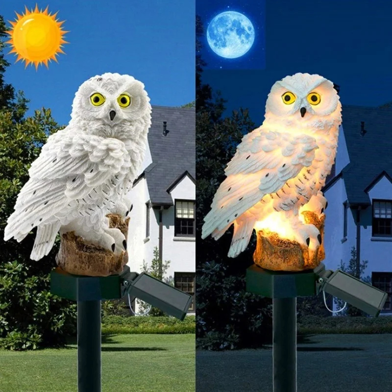 Solar Owl Statue Garden Light  - Outdoor Lighting For Gazebo recensie en prijs