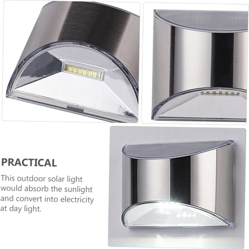 2 stuks zonne-tuinlamp roestvr - Outdoor Lighting Up And Down recensie en prijs