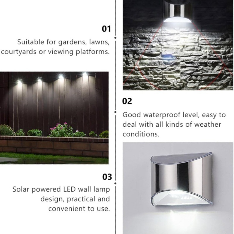 2 stuks zonne-tuinlamp roestvr - Outdoor Lighting Up And Down recensie en prijs