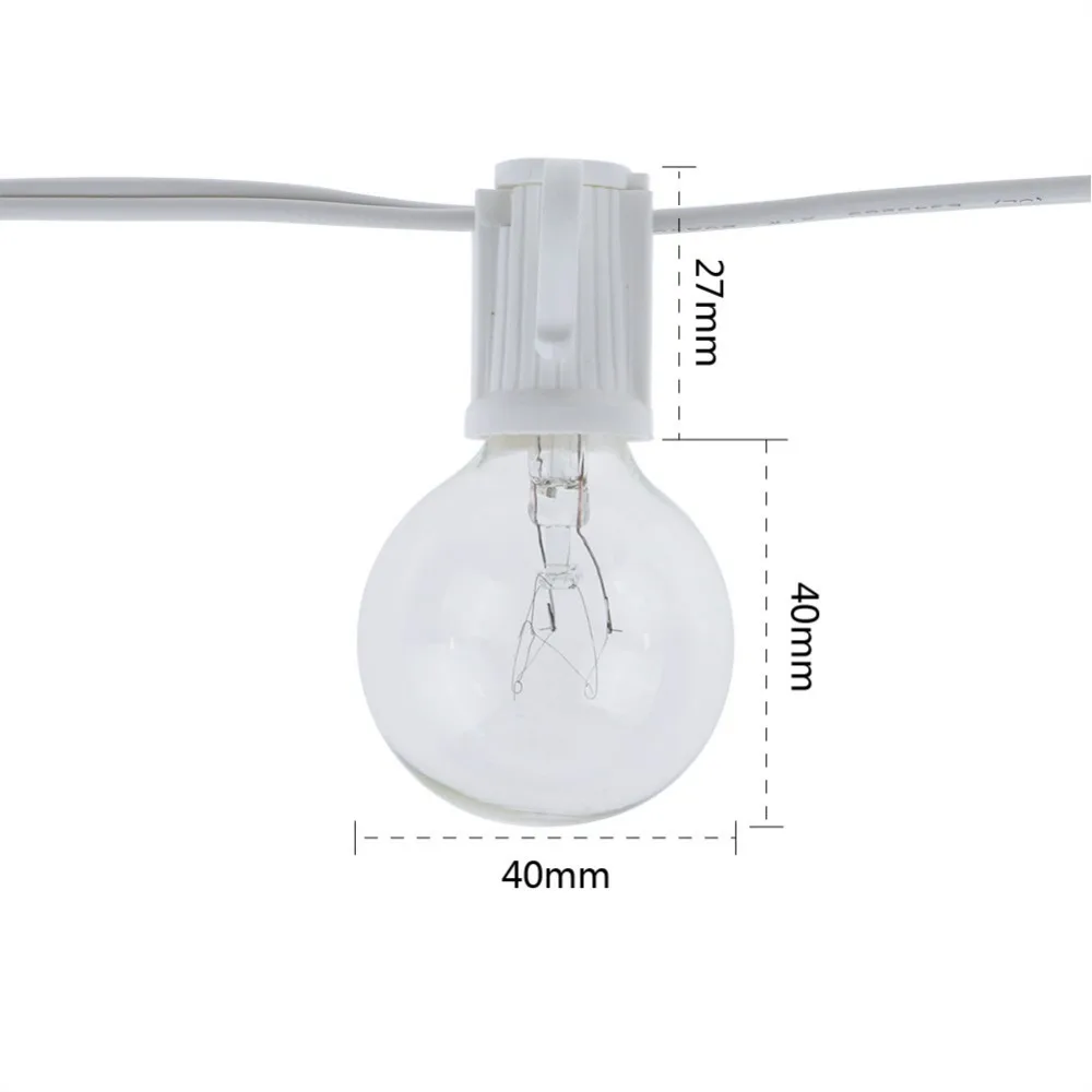 Vintage G40 heldere lampjes li - Lighting Wedding Outdoor recensie en prijs