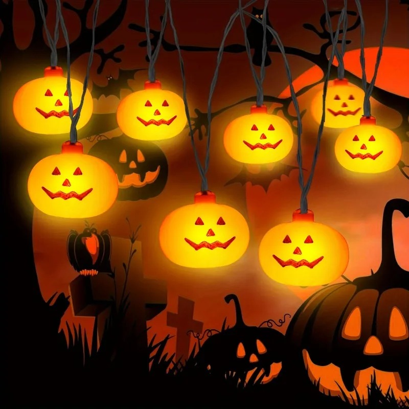 Batterijgevoede Halloween-pomp - Outdoor Lighting Lanterns recensie en prijs
