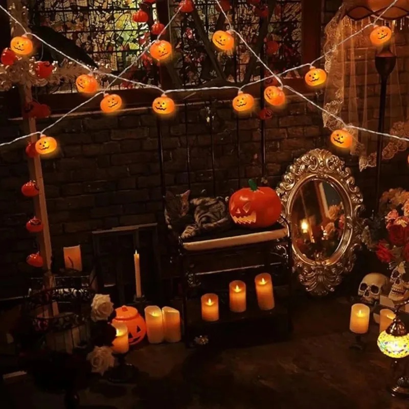 Batterijgevoede Halloween-pomp - Outdoor Lighting Lanterns recensie en prijs