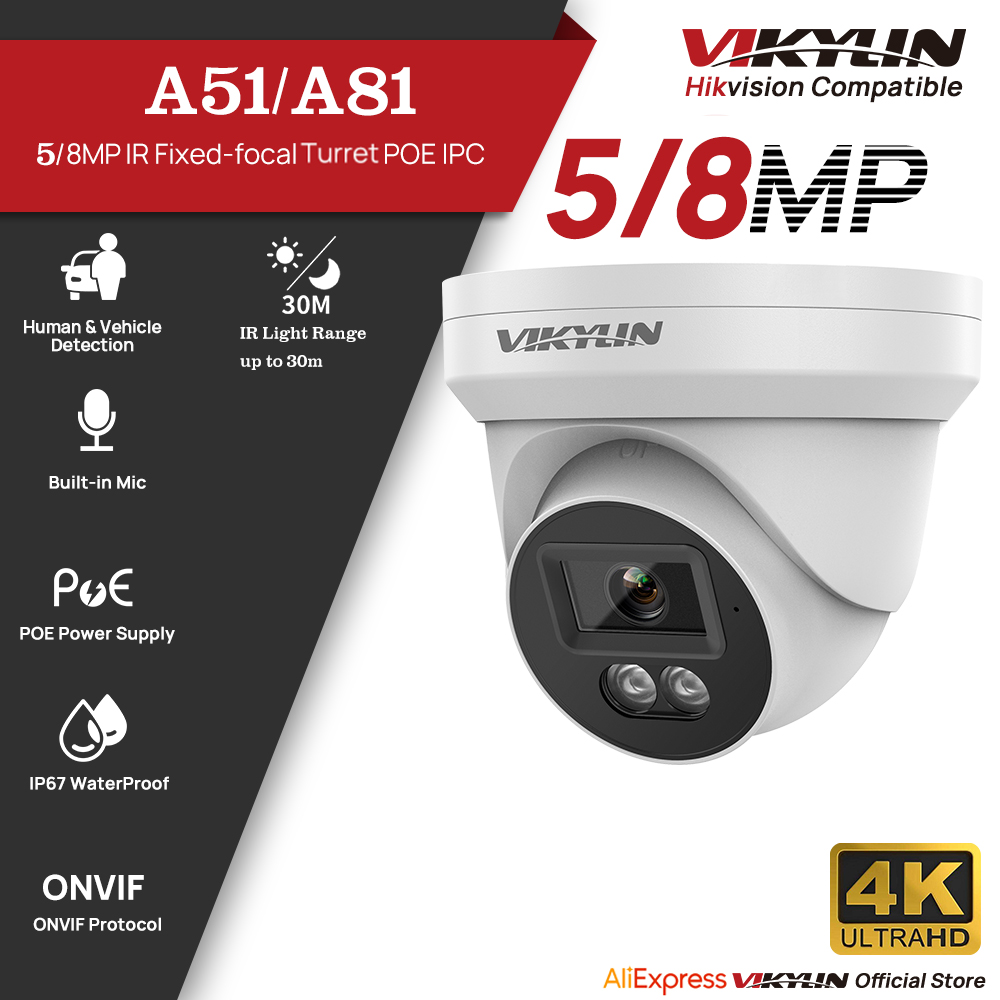 VIKYLIN 5/8MP HD IP-beveiligin - Outdoor Lighting No Electricity recensie en prijs
