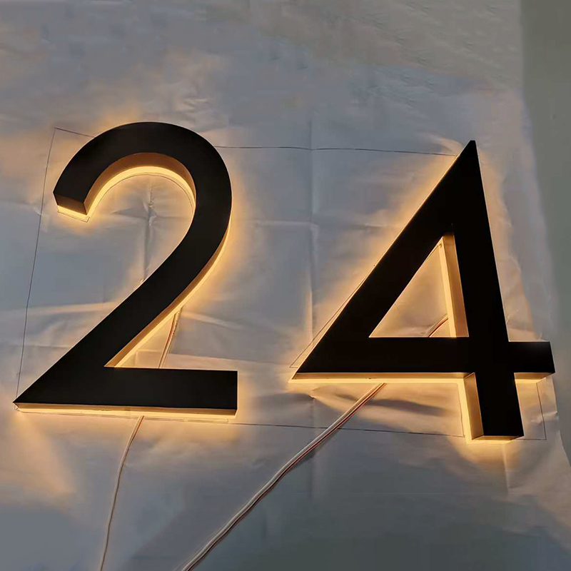 Metalen 3D LED Huisnummer Lich - Outdoor Lighting Logo recensie en prijs