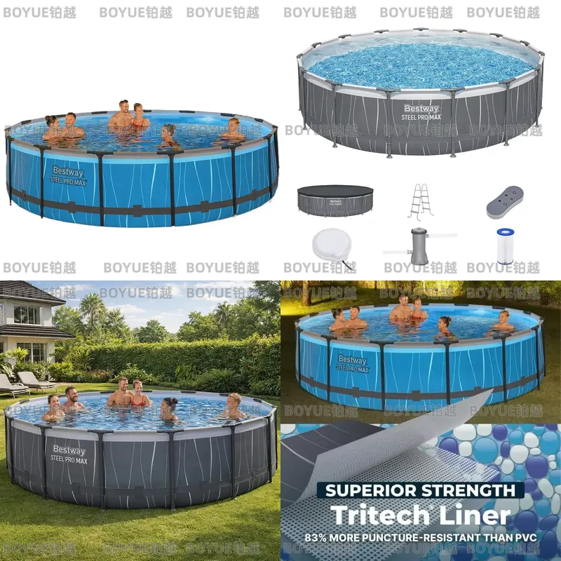 Rond stalen frame bovengronds  - Outdoor Lighting Around Pool recensie en prijs