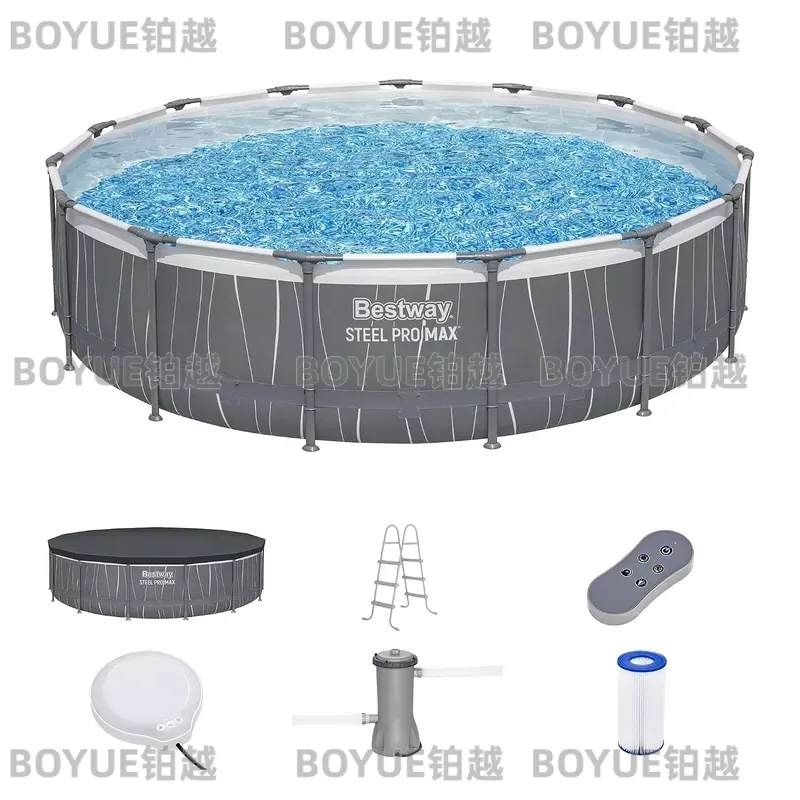 Rond stalen frame bovengronds  - Outdoor Lighting Around Pool recensie en prijs