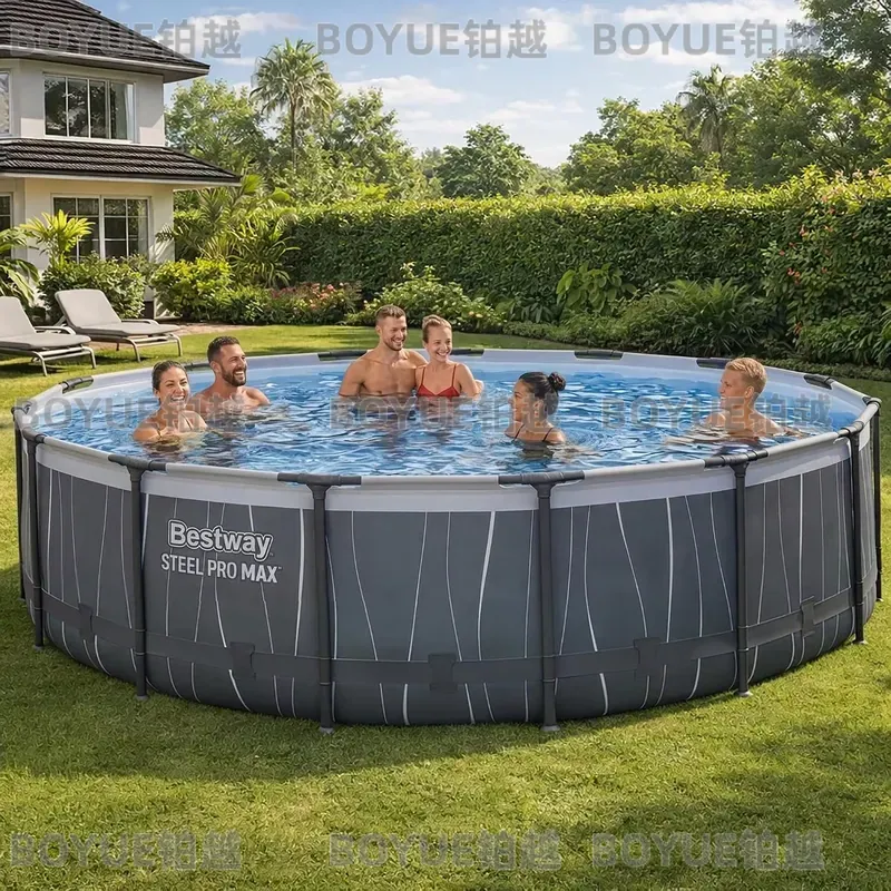Rond stalen frame bovengronds  - Outdoor Lighting Around Pool recensie en prijs