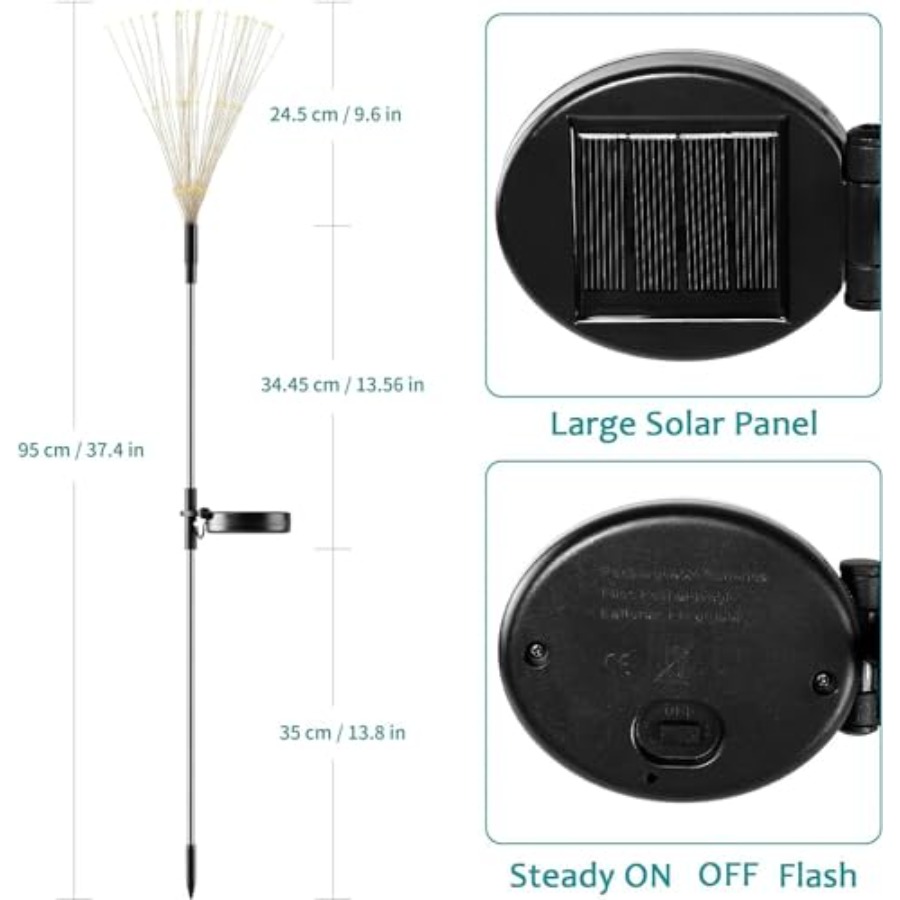 Zonne-vuurwerkverlichting, ver - Lighting Wedding Outdoor recensie en prijs