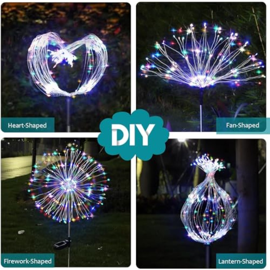 Zonne-vuurwerkverlichting, ver - Lighting Wedding Outdoor recensie en prijs